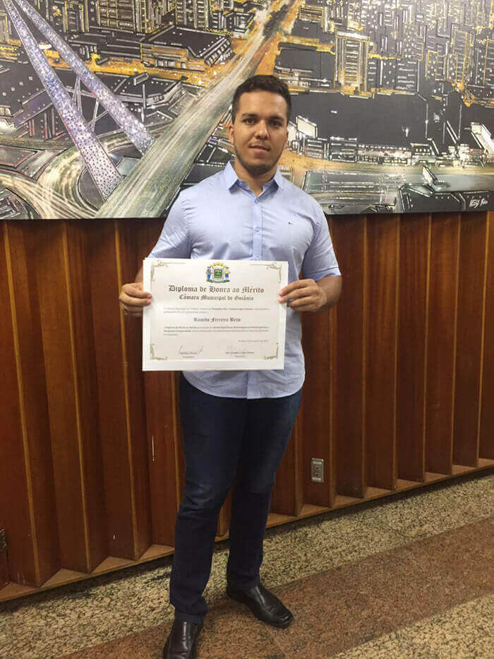 Homenagem  Câmara Municipal - Prof.Ricardo Ferreira Brito
