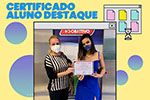 Certificado para alunos que se destacaram no 1° semestre de 2021