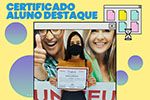 Certificado para alunos que se destacaram no 1° semestre de 2021
