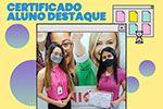 Certificado para alunos que se destacaram no 1° semestre de 2021