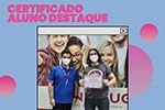 Certificado para alunos que se destacaram no 1° semestre de 2021