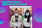 Certificado para alunos que se destacaram no 1° semestre de 2021
