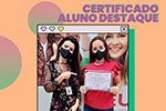 Certificado para alunos que se destacaram no 1° semestre de 2021
