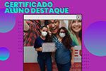 Certificado para alunos que se destacaram no 1° semestre de 2021