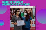 Certificado para alunos que se destacaram no 1° semestre de 2021
