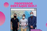 Certificado para professores que se destacaram no 1° semestre de 2021