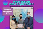 Certificado para professores que se destacaram no 1° semestre de 2021