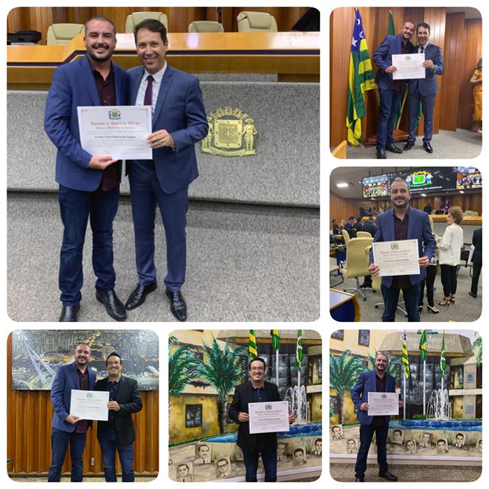 Diploma de Honra ao Mérito da Câmara Municipal de Goiânia