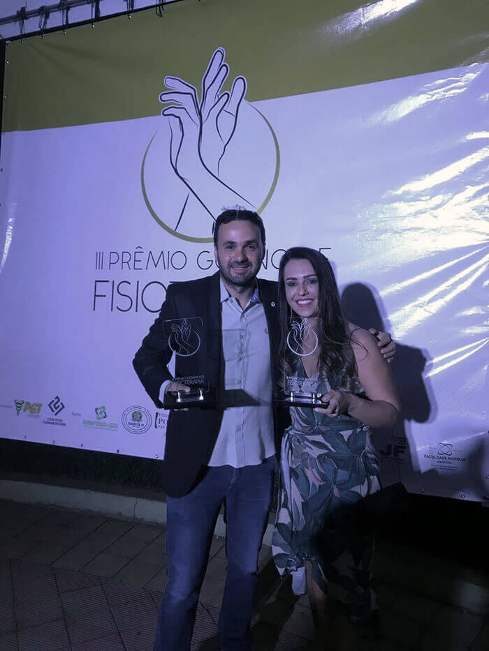 III Prêmio Goiano de Fisioterapia - Professores Marcelo Pucca e Fernanda Dorneles