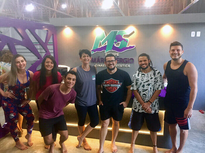 Educação Física - Visita técnica Equipe Mário  Sérgio Ginástica Artística