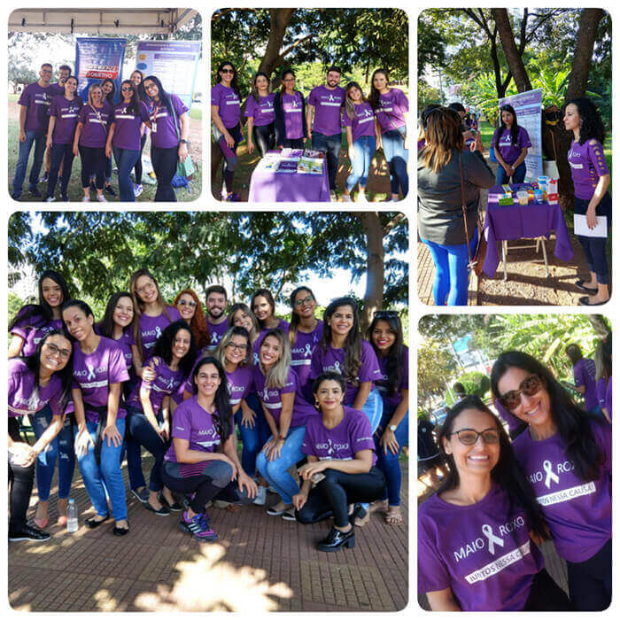 Projeto  Maio Roxo - Curso de Nutrição