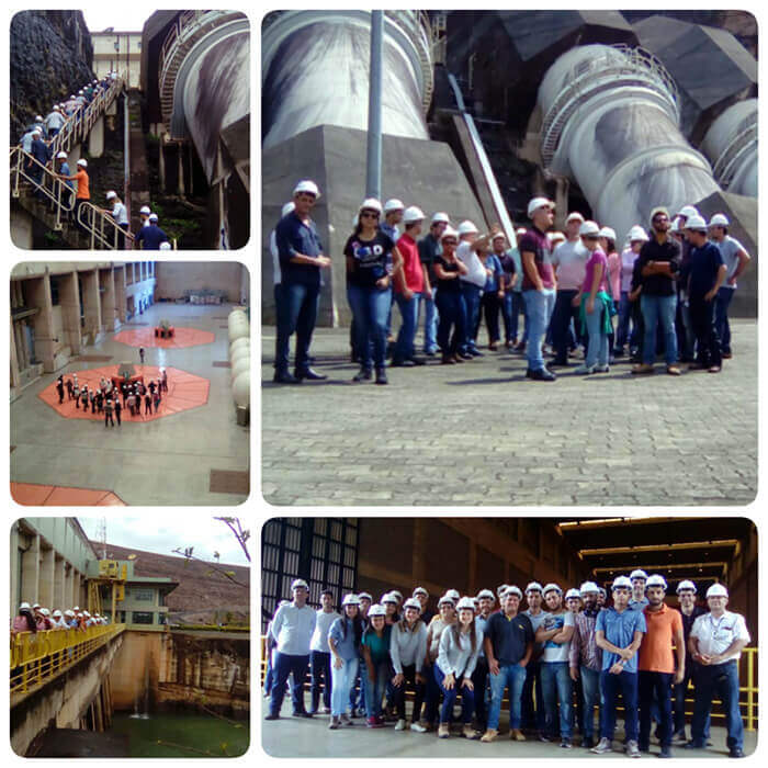 Visita técnica UHE Corumbá - Engenharia Civil
