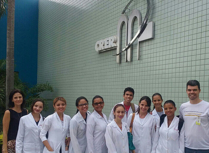 Visita técnica Fisioterapia - Centro de Reabilitação e  Readaptação Dr.Henrique Santillo (CRER)